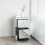 Comfy Living Large Mirrored Bedside Table with 2 Drawers With Crystal Handles 4