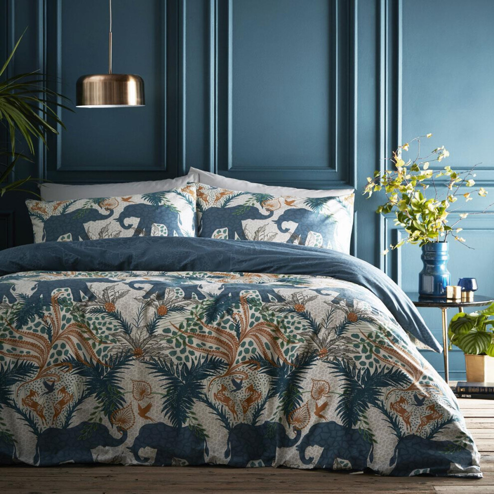 (Double) Tropical Elephant Duvet Cover Set