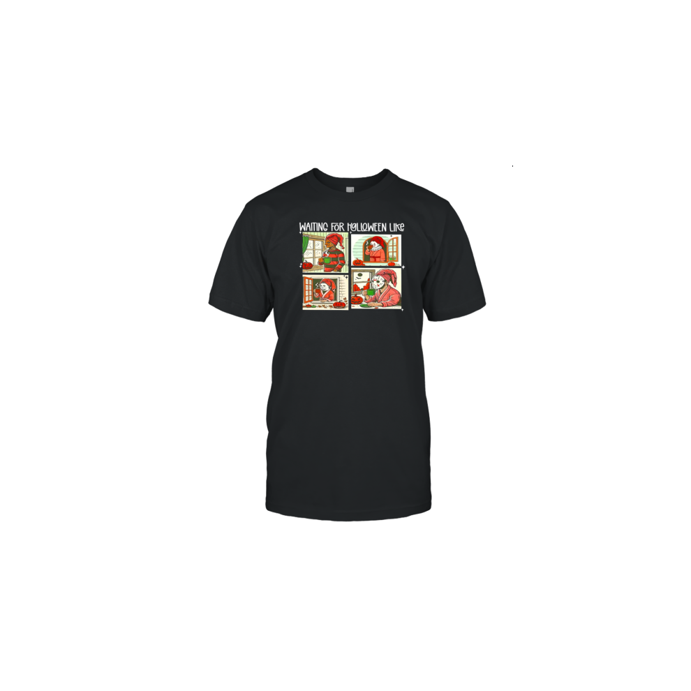 (XXL) Waiting For Halloween Like Retro T-Shirt