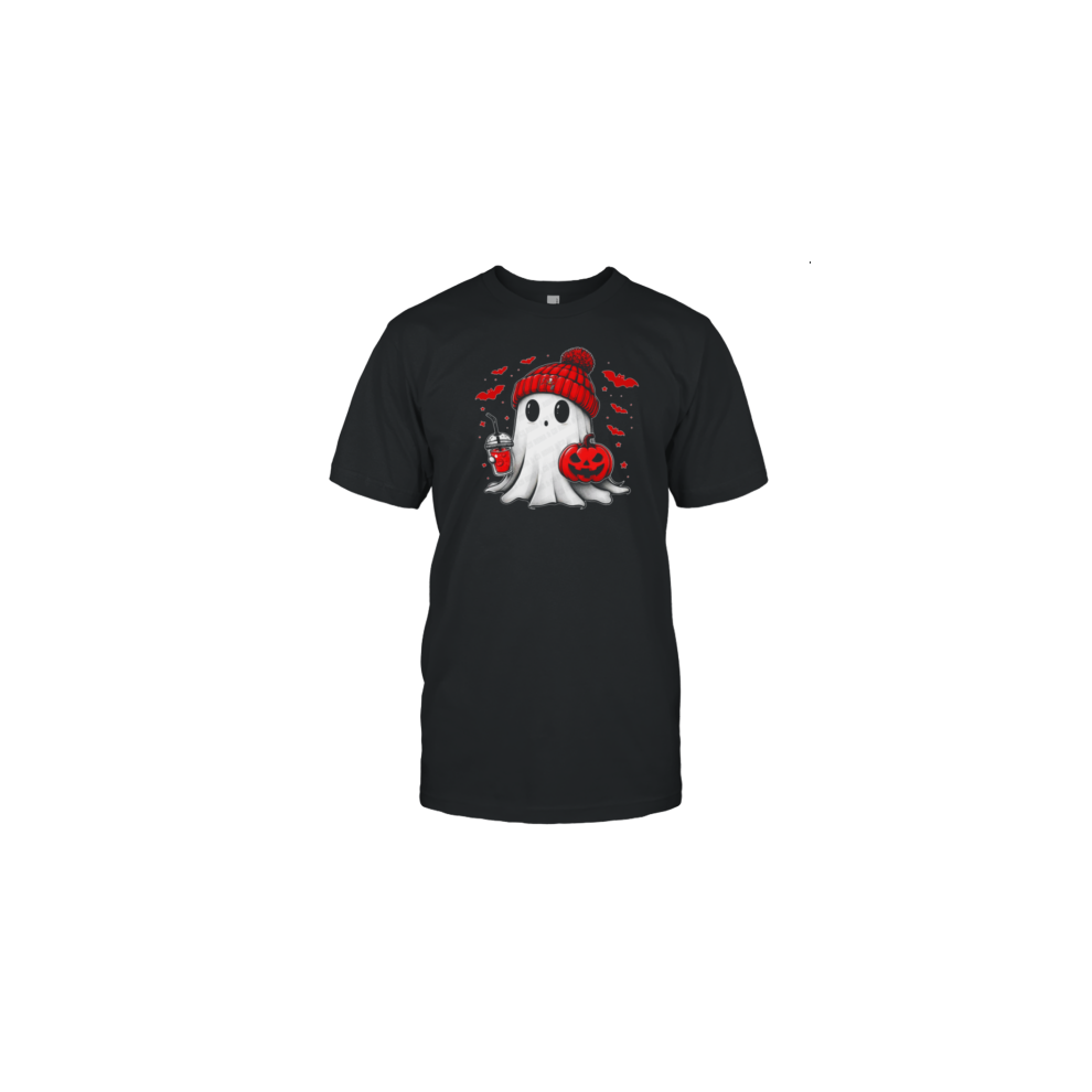 (XXL) Halloween Tampa Bay Buccaneers NFL Football Fan Ghost With Pumpkin T-Shirt