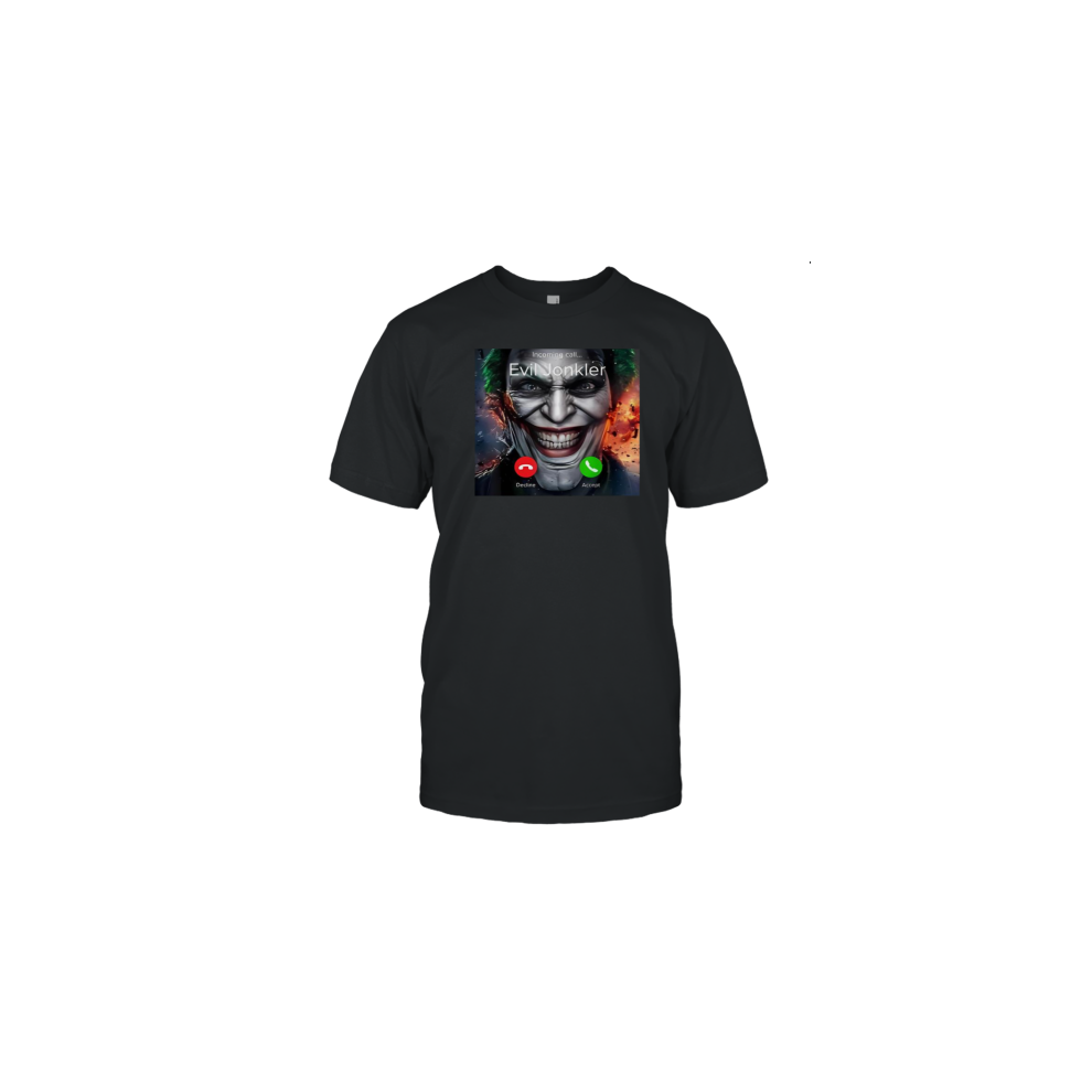 (M) Humor Horror Incoming Call From Evil Jonkler Halloween T-Shirt