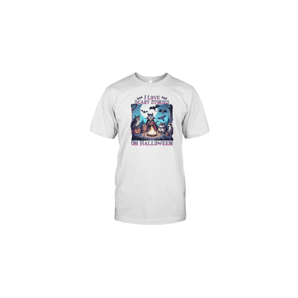 (S) I Love Scary Stories On Halloween T-Shirt