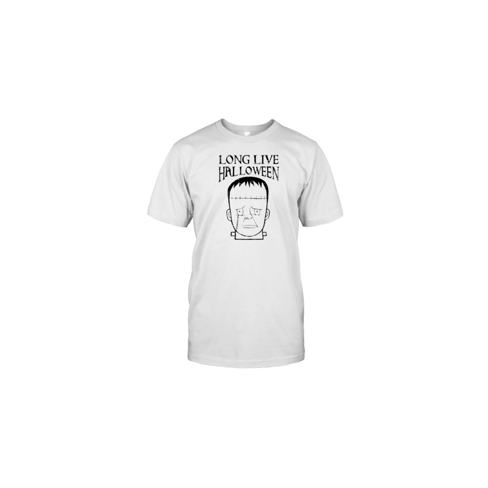 (XXL) Long Live Halloween Frankenstein'S Sad T-Shirt