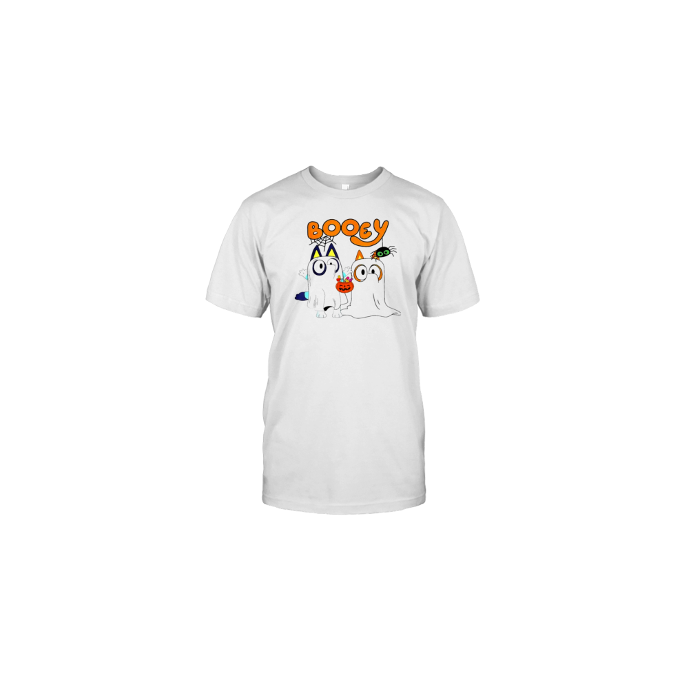 (XXL) The Bluey Ghost Booey Halloween T-Shirt