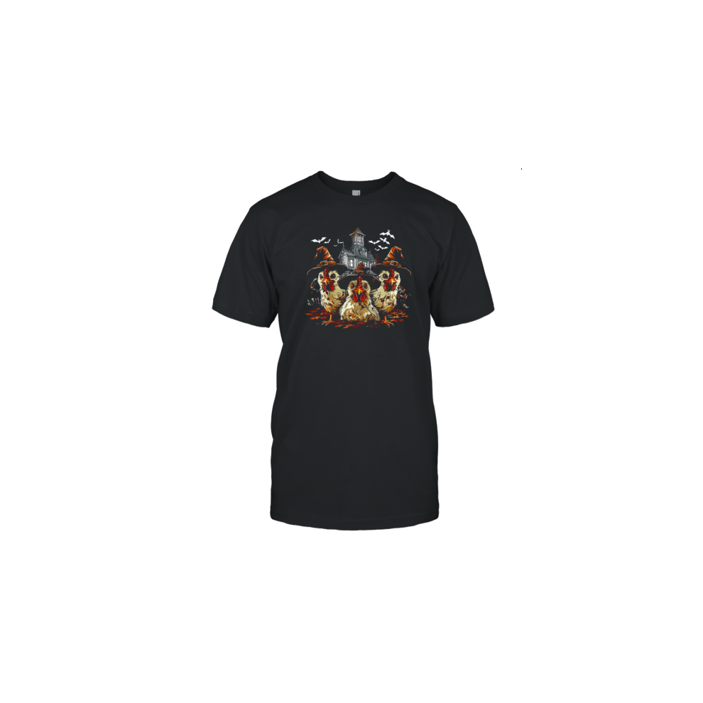 (XXL) Halloween Chicken Funnyghost Chickens T-Shirt