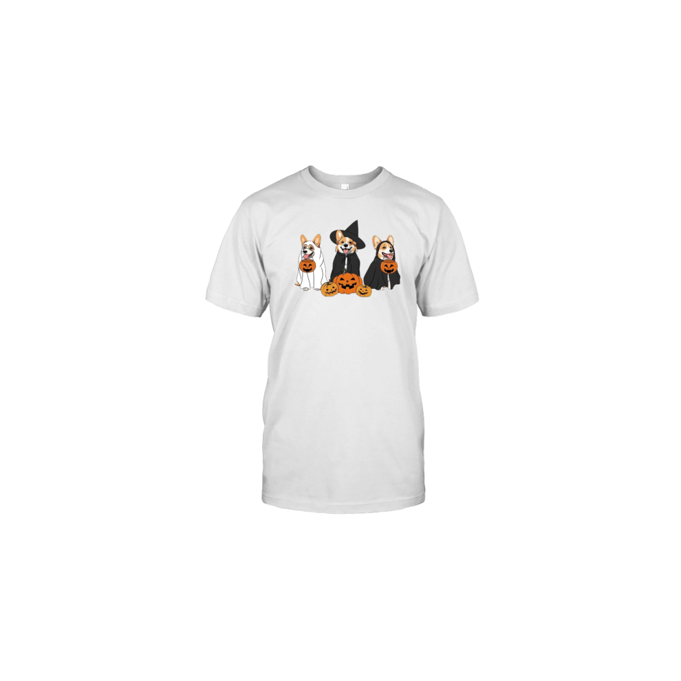 (M) Halloween Dog , Dog Mom Halloween Spooky Dogs T-Shirt