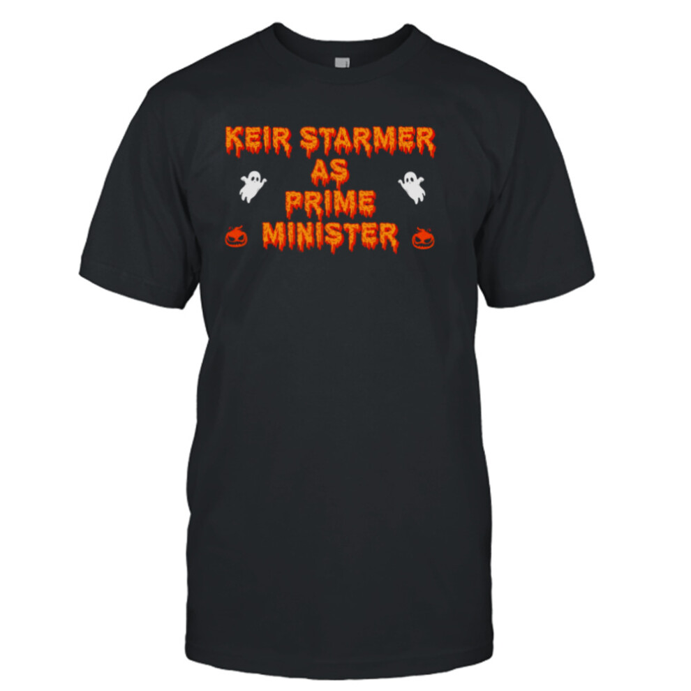 (XXXL) Ghost Keir Starmer as prime minister pumpkin Halloween shirt