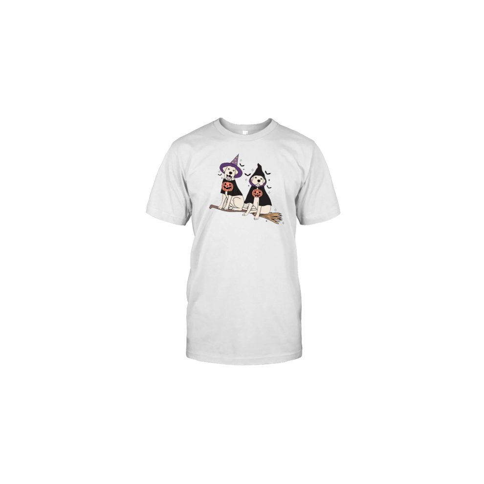 (M) Halloween Dog Spooky Season Ghost T-Shirt