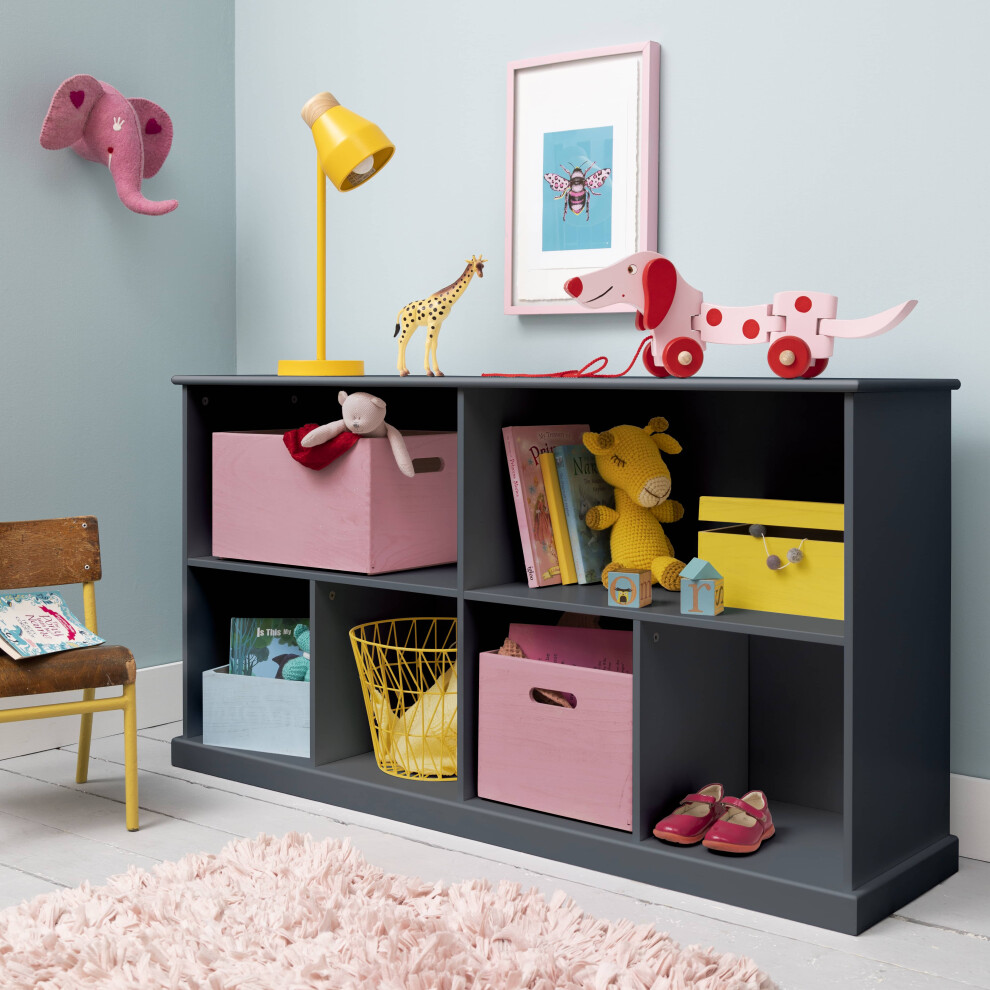 (Grey) Halmstad Toy Cube Storage Unit