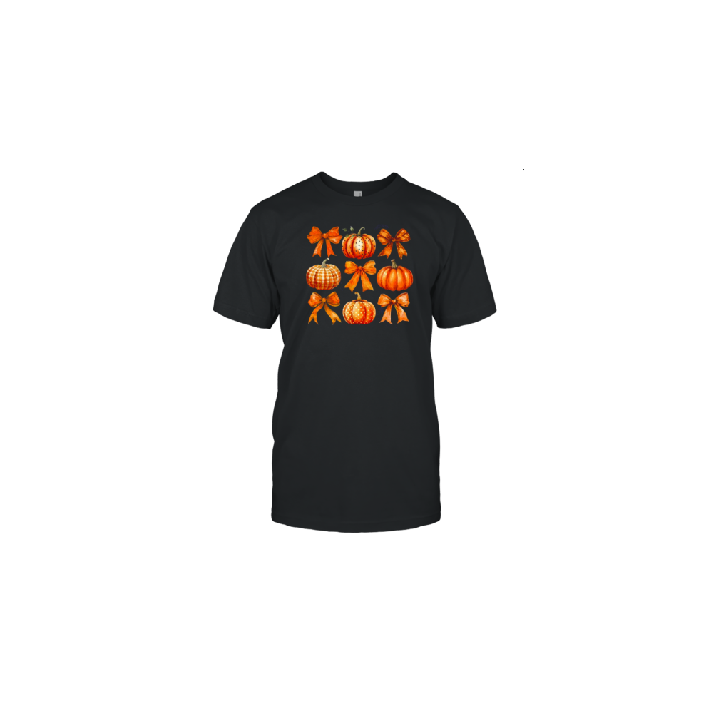 (S) Pumpkin Coquette Halloween , Halloween Party Coquette Bow Halloween Apparel T-Shirt