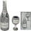 Crystallized Wine Bottle  , 30cm 3