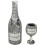 Crystallized Wine Bottle  , 30cm 2