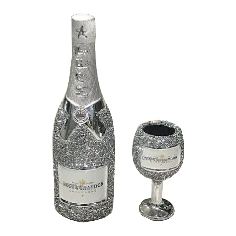 Jayogla Crystallized Wine Bottle 30Cm