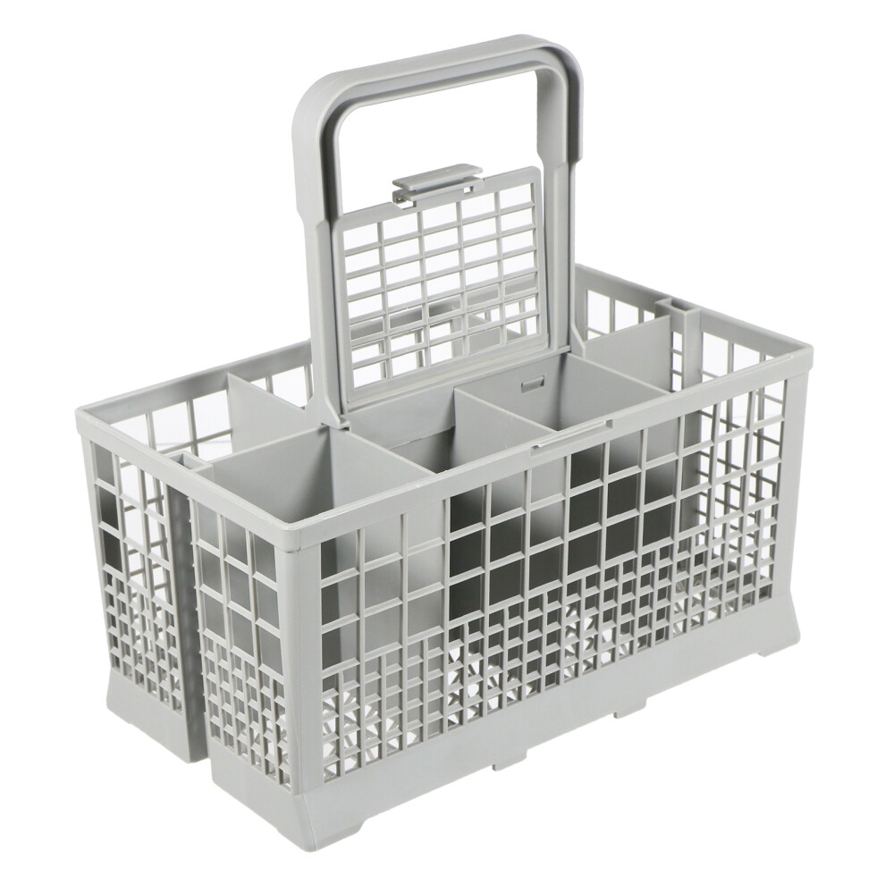 Spares2go Cutlery Basket Caddy Cage For Bosch Dishwasher (Removable Handle, 240Mm)