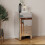 Comfy Living Small Mirrored  Bedside Table with 3 Drawers And Crystal Handles 1