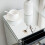 Comfy Living Small Mirrored  Bedside Table with 3 Drawers And Crystal Handles 4