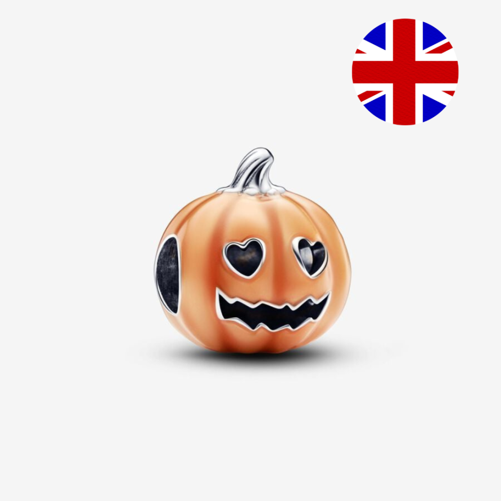 Glow-in-the-dark Spooky Pumpkin Charm