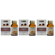 Hemani Pine Nut Herbal Oil 100% Pure and Natural Oil Derived from Premium Pine Nuts - 30ml (Pack Of 3)