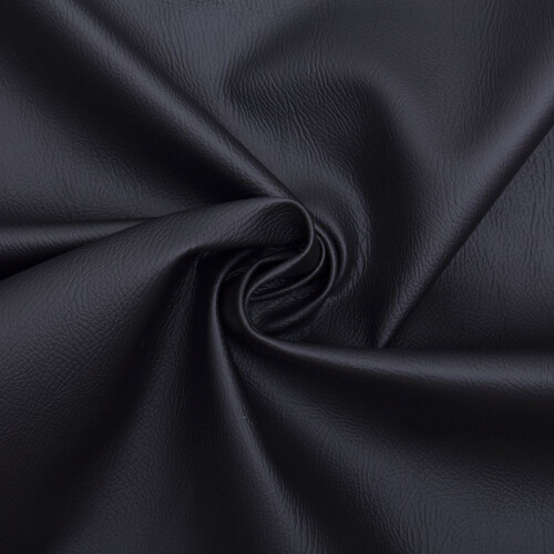 Vintage-Style Premium Fire-Resistant Faux Leather - Black