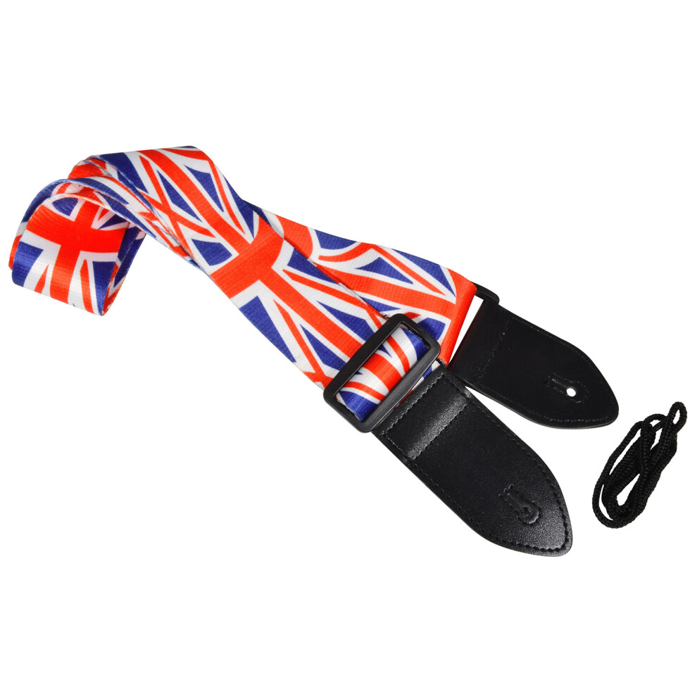 Chord Fully Adjustable Union Jack Flag Guitar Strap