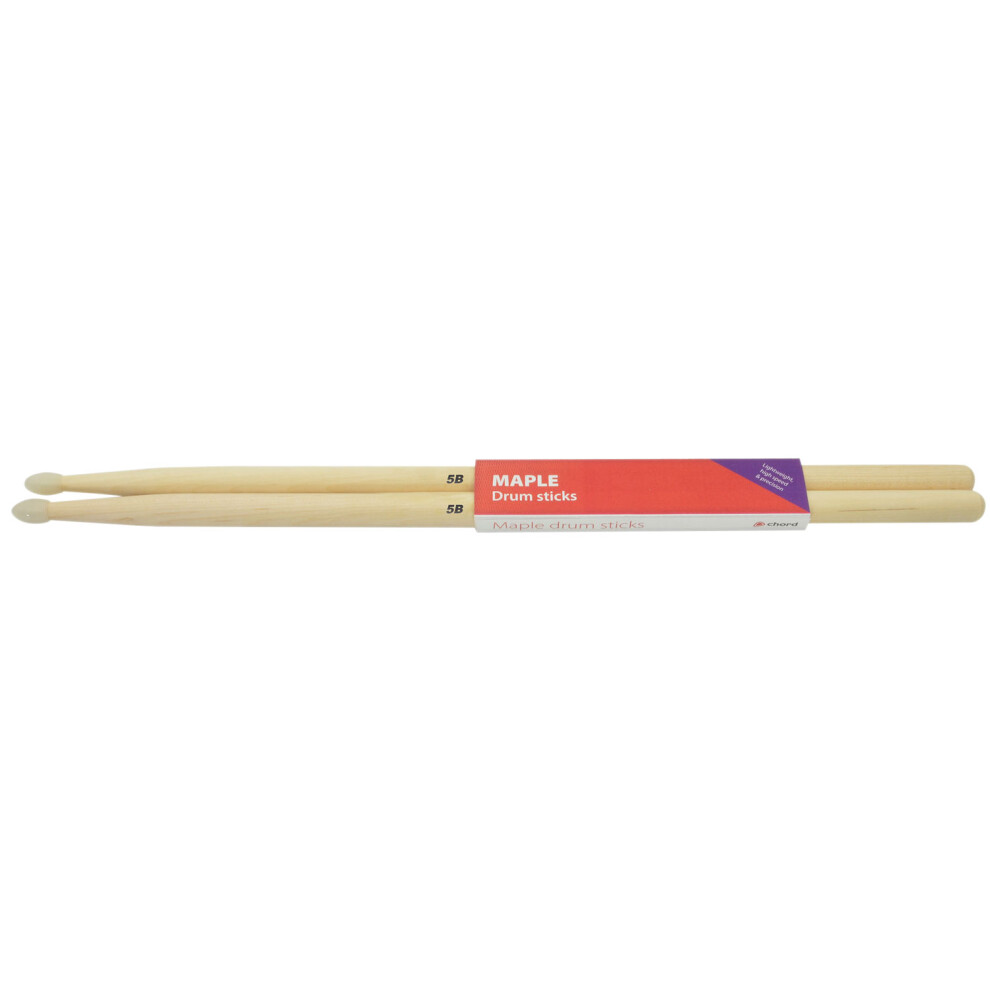 Chord Pair Drum Sticks High Quality Maple Nylon Tip Drumsticks 5BN Percussion