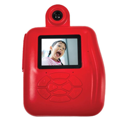 Groov-e Kids HD Digital Printing Camera - Red 1
