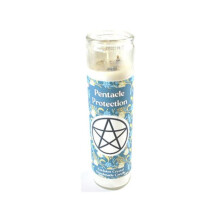AzureGreen CJEPENP Pentacle Protection Aromatic Jar Candle