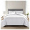 Imperial Rooms (Double) Reversible Duvet Quilt Cover White Bedding Sets UK 1