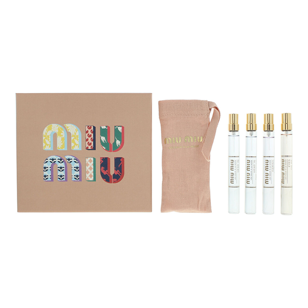 Miu Miu Les Eaux Ã La Mode 4 Piece Gift Set: EDT 4 X 10ml