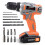 Terratek Terratek 18V Electric Cordless Drill Combi Drill Driver Screwdriver Set 1