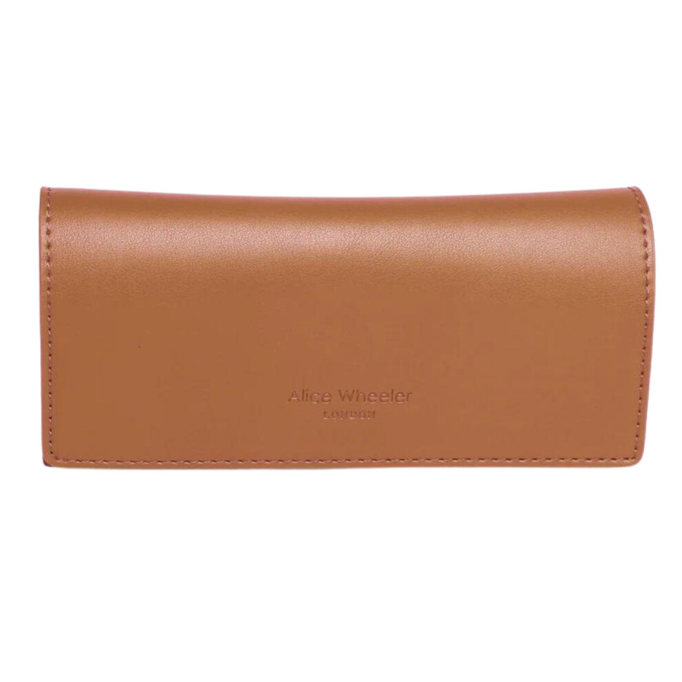 Alice Wheeler (Tan) Nappa Collection Unisex Glasses Case