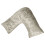 (Silver) Luxury Crushed Velvet V-Shaped Pillow 1