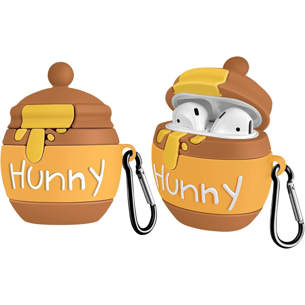 (For Airpod 1/2 Generation) Case For Airpods 1&2 Case,Silicone 3D Cute Funny Cartoon Food Character Kawaii Airpods Cover Shockproof Compatiable With W 779747656688
