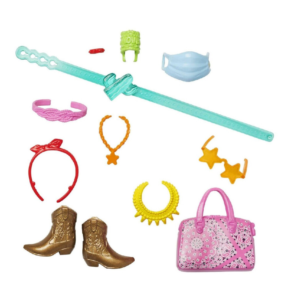 Barbie Fashion Western Fashion Storytelling Accessories Pack