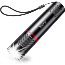 Blukar LED Torch Rechargeable, 2000L Super Bright Adjustable Focus Flashlight, 4 Lighting Modes