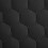 Quilted Faux Leather Fabric -  Hexagon Stitch - Black 2