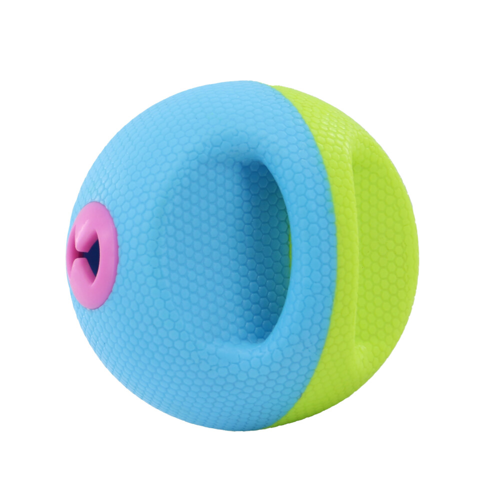 Ancol Playtime Squeaky Dog Treat Ball Fun Interactive Lightweight Pet Puppy Toy