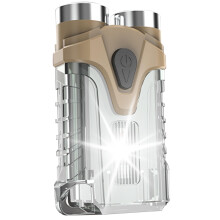 Chaveiro Led Luzes Led com Concha Que Brilha no Escuro e Base Magnética Mini Chaveiro de Bolso Lanterna Portátil Luzes Estroboscópicas Verm