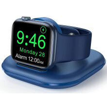 Watch Charger for Apple Watch, Foldable iWatch Charger Stand, Portable Magnetic Wireless Charging Dock, for iWatch Series Ultra 7 SE 6 5 4 3 2(blue)