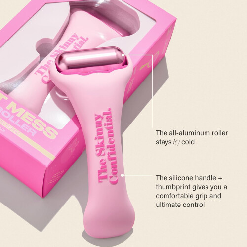 Face Ice Roller Outil de soin de la peau pour (rose) 2