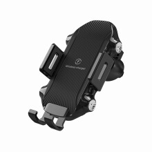 Chronus Wireless Car Charger Fast Charging Phone Holder Dashboard Windshield Phone Charger for Samsung Galaxy S24 Ultra / S24 Plus / S24 /S23