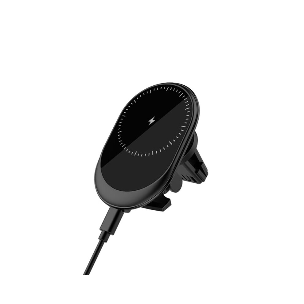 Chronus Fast car phone charger, 15W fast charging, compatible with iPhone 12 car magnetic wireless charger(Black)-image-OPC-PFDXDQW-NEW