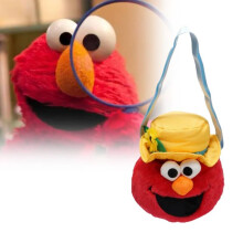 Elmo Street Sesam Kinder Snack Crossbody Tasche rot Cartoon Handtasche Plüsch Spielzeug Geschenke