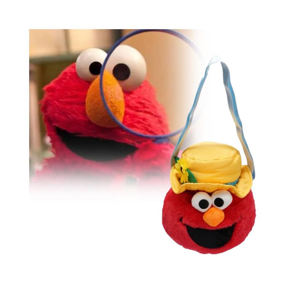 Elmo Street Sesame Kids Snack Crossbody Bag Red Cartoon Handbag Plush Toy Gifts