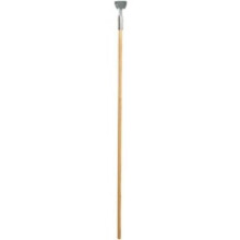 Partners Brand DMHANDLE 60 in. Clip-On Dust Mop Handle, Brown & Silver