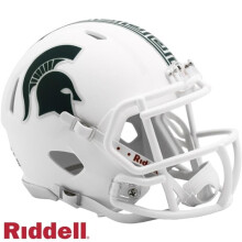 Riddell 9585590372 Michigan State Spartans Replica Mini Speed Helmet - White