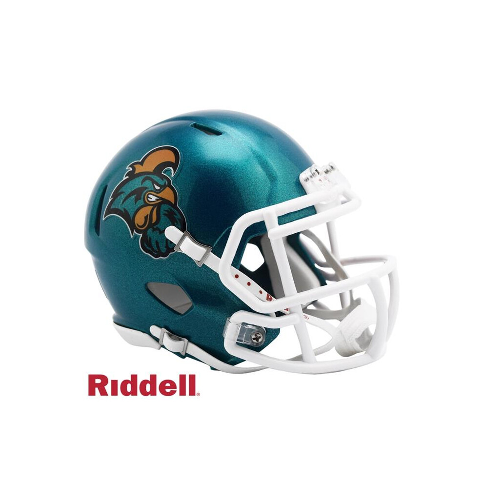 Casque Des Coastal Carolina Chanticleers, R Plique Riddell Mini Speed Style, Bleu Sarcelle-image
