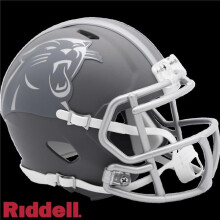 Riddell 9585563146 Carolina Panthers Riddell Replica Mini Speed Style Slate Alternate Helmet