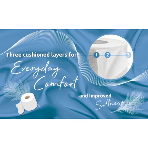 Phoenix Phoenix Soft Quilted 3 Ply 24 Toilet Rolls Unscented 2