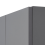 Timber Art Design UK Essentials Grey 2 Door Wardrobe Spacious Bedroom Storage Unit 6